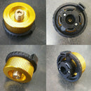 Outdoor Picnic Gas Stove Burner Converter Connector Gas Can Tank Adapter C YXB