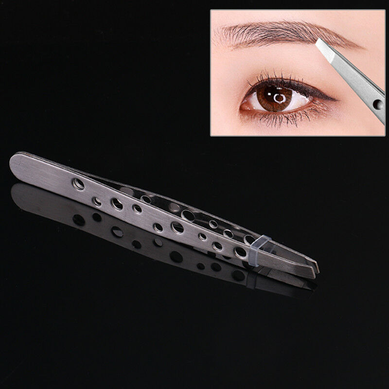 2pcs precision eyebrow tweezers of out ultra fine point stainless steel twee Gw