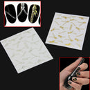 2Pcs Fashion Zipper Zips Style Water Transfer Smart Nail Art Stickers  HTR