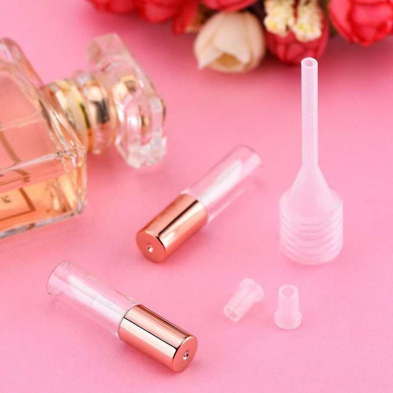 Pangda 25 Pack 1.2 mL Empty Lip Gloss  Clear Mini Tubes Containers