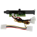PCI Speed Controller W/ OFF Switch PC 3 Channels 3 pin Cooling Fan Control