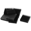 10 Pcs Aluminium 40 x 40 x 11mm Square Heatsink Cooling Cooler Fin Black
