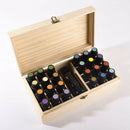 25 Wooden Slots Aromatherapy Essential Oil Storage Box