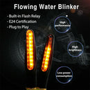 1x LED Motorcycle Mini Blinker 12V Sequential Running Light E24  DHLSEAU
