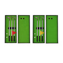 Golf Pen Set Mini Desktop Golf Game Putting Green Flag Ballpoint Pens Red