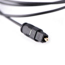 Black Audio Cable Toslink Plug To Mini-Toslink Optical 3.5mm Jack 1M Gw