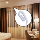 100pcs Practical Curtain Hanging Hooks Curtains Tape Gliders Curtain Hook