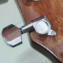 Acoustic Guitar Fully Enclosed Silvery Zinc Alloy Metal Machine Head Guitar