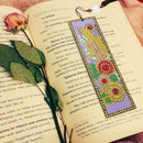 DIY Flower Special Shaped Diamond Painting Leather Tassel Bookmark Gifts