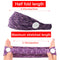4pcs Face Cover Holder Yoga Non Slip Women Button Headband Elastic Wide Edge