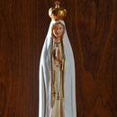 Blessed Virgin Mary Statue with Crown on Her Head, 2.36x2.17x8.27 Inch Small
