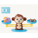 Math Addition and Subtraction Teaching Aids Monkey Balance Scale Toys Children's