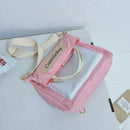 Canvas Backpack Female Multi-Functional Student Bag Fashion Trend Messenger