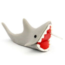 Taken Earrings Handcraft Polymer Clay Cute Shark Biting Ears Stud Color Gre R5T2