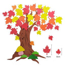 Maple Leaves Stickers DIY Bulletin Board Thanksgiving Craft Tree Kit Crafts Acti