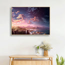 Diamond Painting Clouds Over Mountains DIY Full Round Wall Picture 40x30cm