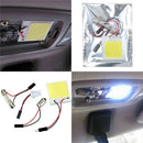 48 SMD COB LED T10 BA9S 4W 12V White Light Car Interior Panel Lights Dome lj