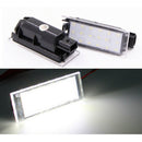 2X  LED Rear License Plate Lights Lamp For Renault Espace IV (2003-2010)