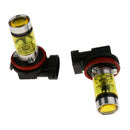 2X 100W H11 LED Fog Light 1000LM DRL Driving Bulb Dual Yellow