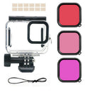 Underwater Diving Waterproof Housing Protective Case 45m for GOPRO Hero 9 Black
