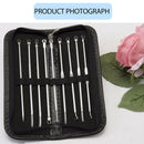 9pcs Stainless Steel Pimple Acne Extractor Blackhead Remover Needles Set