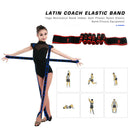 Yoga Resistance Band Indoor Gym Elastic Band Fitness Equipment (Rose Red) A