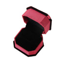 Flocking Octagonal High-grade  Ring Box Jewelry Gift Box Packaging Box