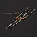 50 x 1/4W 250V 10K Ohm Axial Lead Carbon Film Resistors
