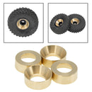 Pack of 4 1/24 RC Metal Wheel Rims Hubs for Axial SCX24 AXI90081 ,Crawler,