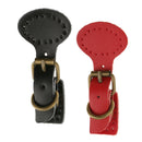2 Sets Leather Buckles Bag Making Fastener Magnetic Snap Sew on DIY Clasp