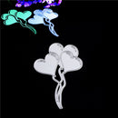 love shape balloons scrapbook cutting dies metal die cuts for scrapbookingdecoME