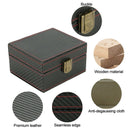 Keyless Car Key Signal Blocker Box Faraday Box Anti Theft Safety Box Leather bs