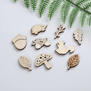 50pcs Empty Christmas Tree To Paint Hanging Wood Slices For Kids