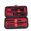 7pcs/set stainless steel nail clipper kit pedicure scissors tweezer nails toolSP