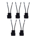 5PCS Car Automotive Audio Inline ATC Blade Inline Fuse Holder Black DC 12V