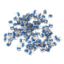 100 Pieces of 50K 503 Ohm Breadboard Trimmer Trimpot Potentiometer Blue