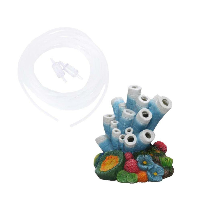 Air Driven Underwater BUBBLING CORAL Ornaments Fish Tank Aquarium Decor
