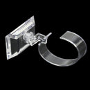 6Pcs Transparent Plastic Bracelet Watch Display Stand Holder Jewelry Organizer