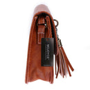 women messenger bags crossbody bags ladies shoulder purse(Light brown)