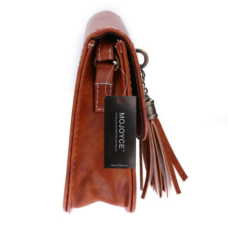 women messenger bags crossbody bags ladies shoulder purse(Light brown)