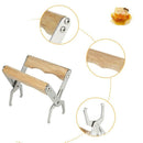 Frame Grip Holder Stainless Steel Hive Frame Holder + 2Pack Honey Gate Valv