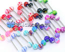 Lot 30PCS Fashion Mixed Tongue Ring Tounge Different Barbell Bar Body Rings