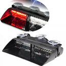 Car 16 LED Red/White Police Strobe Flash Light Dash Emergency Flashing Light  Z