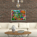 5D Peacoke Garden DIY Diamond Painting Full Round Rhinestone Cross Stitch