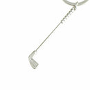 2018 Unique Golf Ball Stainless Steel Metal Keychain Key Chain Ring Gifts  3C