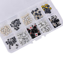 250 Pcs 10 Models Tactile Button Switch Micro Button Switches Remote Contro3 Kw