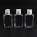 50pcs 30ml Plastic Portable Clear Empty Bottles Refillable Sanitizer Containers