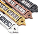 Parking Number Plate Hidden Flip Moving Car License Plate Car Accessories S