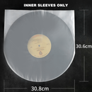 50x 12" LP LD Vinyl Record Clear Plastic Album Cover Inner Sleeve Antistatic
