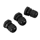 36 Pcs Black PG9 Plastic Connector Gland for 4mm-8mm Cable I9C6